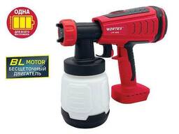 Аккум. краскораспылитель Wortex CPS 1808 в кор. ALL1 (18 В, без акб и зу, Бесщет. ДВИГ. .. ..