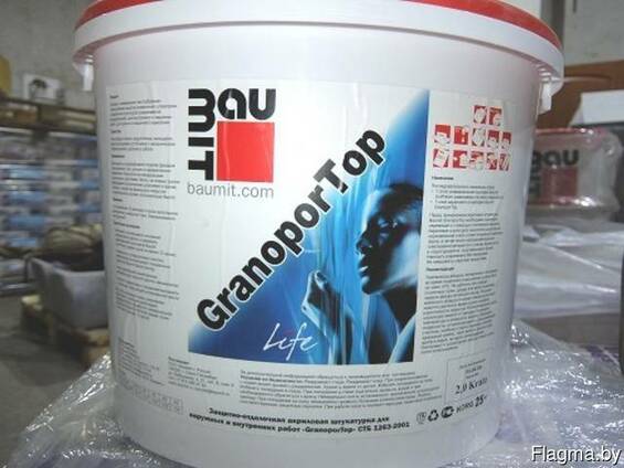 Акриловая штукатурка Baumit GranoporTop