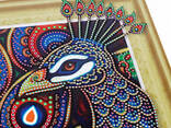 Алмазная мозаика (живопись) "Darvish" 40*50см Хвост павлина - фото 2