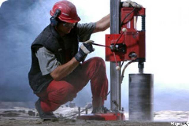 Алмазное сверление отверстий в бетоне — Оказание услуги в Минске ...