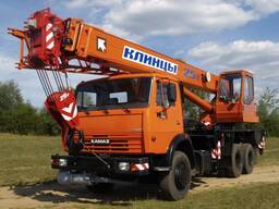 Аренда автокрана 25 тонн, Столбцы