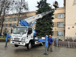 Аренда автовышки телескоп 35 м (2026 г. поворотная люлька)