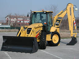 Аренда экскаватора-погрузчика Komatsu WB97S с навесным оборудованием