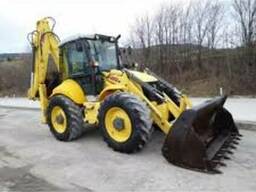 Аренда экскаватора-погрузчика New Holland LB115!