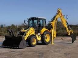 Аренда экскаватора-погрузчика New Holland B115B. Минск и обл