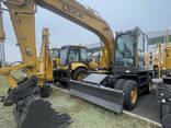 Аренда колесного полноповоротного экскаватора LGCE. Планировочный ковш 0.8м3, гидромолот - фото 2