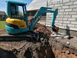 Мини экскаватор Аренда, Монтаж канализации под ключ