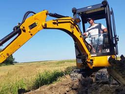 Аренда мини-экскаватора JCB 8015 с машинистом Рассрочка 12 месяцев