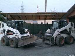 Аренда мини-погрузчика, услуги по благоустройству