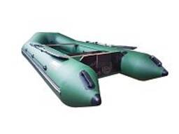 Аренда надувной моторной ПВХ лодки с килем RusBoat 330TK (42 баллон) 4 места