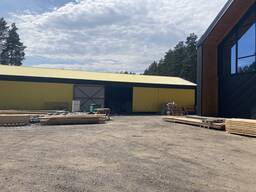 Аренда склада, открытая площадка и офиса.