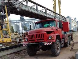 Аренда услуги автовышки на базе ЗИЛ 131 (28м)