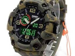 Армейские мужские наручные часы с подсветкой противоударные Skmei , водозащищенные!. ..