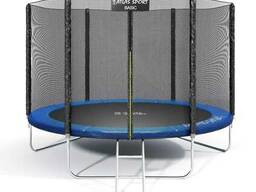 Батут Atlas Sport Basic 10Ft (312см) Blue Внешняя сетка и лестница.