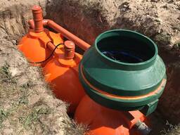 Автономная канализация при высоком уровне грунтовых вод (собст. произ-во)