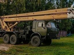 Автовышка-вездеход 28 м в аренду — КамАЗ 6x6