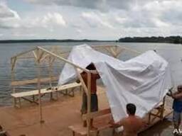 Банер 3х6- Б/У. Отличный укрывочный материал в Гомеле