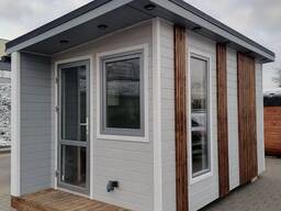 Бани Бочки, Бани каркасные, Бани Квадро