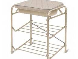 Банкетка для обуви с мягким сиденьем и ящиком NIKA БП3