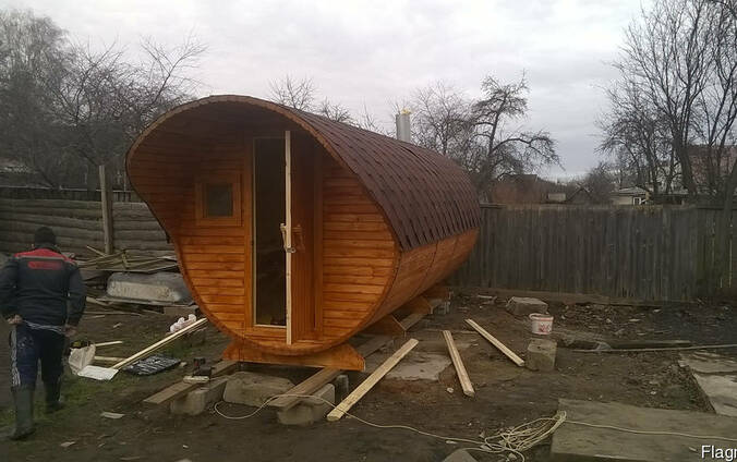 Баня бочка 6 м