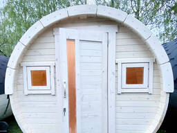 Баня-бочка 3 метра