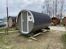 Баня-бочка 4 метра