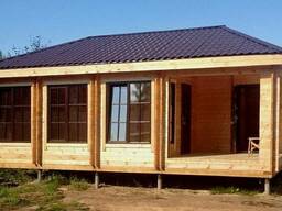 Баня из двойного бруса 32