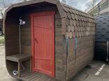 Баня квадро 2 метра крыльцо - фото 3