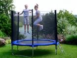 Батут FunFit 8Ft (252см) Внешняя сетка и лестница. - фото 3