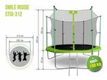 Батут Smile Inside STGI-312 с защитной сеткой и лестницей - фото 3