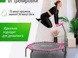 Батут UNIX Line Fitness Premium (127 см) Pink - фото 3