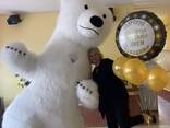 Белый танцующий Медведь Гомель Поздравление Заказать - фото 12