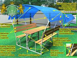 Беседка садовая "Престиж ИМпласт" 2 метра