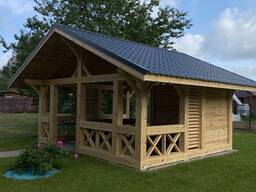 Беседки, павильоны, террасы, навесы для авто