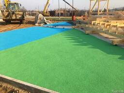 Бесшовные покрытия из резиновой крошки