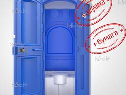 Биотуалет Евростандарт мобильная туалетная кабина пластик