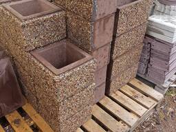 Блоки для забора офактуренные камнем