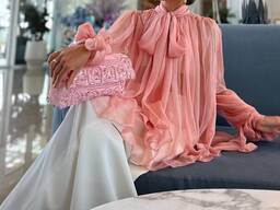 Блуза из шелкового шифона