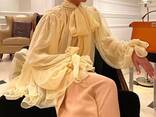 Блуза из шелкового шифона - фото 2
