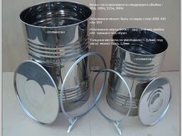 Бочка из нержавеющей стали (под пробку или крышка под обруч)