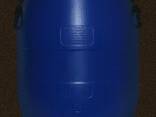 Бочка пластиковая (евробарабан) объемом 48 литров с пластиковым зажимным обручем - фото 1