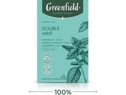Чай Greenfield Natural Tisane Double Mint травяной, 20 пирамидок по 1,8 г