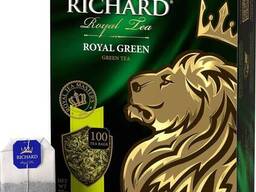Чай Richard Royal Green зеленый, 100 пакетиков по 2 г