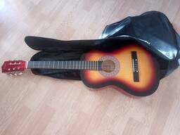 Чехол для гитары черный тканевый