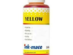 Чернила Epson L132, L222, L312, L362, L366, L382, L456, L486, L566, (100 мл), Yellow. ..