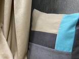 Декоративная наволочка на подушку с геометрическим рисунком - фото 4