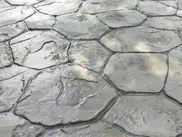 Декоративный печатный бетон