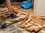 Демонтаж деревянного пола в Гродно - фото 4