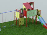 Детские игровые площадки, горка, качели, карусели - фото 1