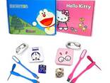 Детский подарочный набор для смартфона Hello Kitty &amp; Doraemon (5 предметов) - фото 1
